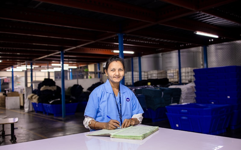 Medewerker in een warehouse